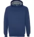 HN270 Hanes® Nano Pullover Hooded Sweatshirt Vintage Navy front view