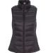 Weatherproof 16700W 32 Degrees Women's Packable Down Vest Black front view