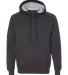 HN270 Hanes® Nano Pullover Hooded Sweatshirt Black front view