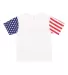 3976 Code V Adult Jersey Stars & Stripes Tee White front view