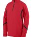 Augusta Sportswear 4760 Zeal Pullover Red/ Black front view