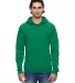 5495W Cali Fleece Pullover Hoodie KELLY GREEN front view
