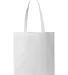 Liberty Bags FT003 Non-Woven Tote WHITE front view