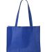 Liberty Bags A134 Non- Woven Deluxe tote ROYAL front view