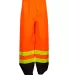 ML Kishigo RWP100-101 Storm Stopper Pro Raniwear Pants Orange front view