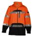 ML Kishigo RWJ106-107 Premium Black Series Rainwear Jacket Orange front view