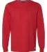 Russel Athletic 64LTTM Essential Long Sleeve 60/40 Performance Tee True Red front view