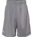 Russel Athletic 651AFM 9" Polyester Tricot Mesh Pocketed Shorts Steel front view