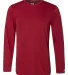 Russel Athletic 631X2M Core Long Sleeve Performance Tee True Red front view