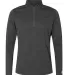Russel Athletic QZ7EAM Striated Quarter-Zip Pullover Stealth front view