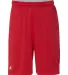 Russel Athletic TS7X2M 10" Essential Shorts with Pockets True Red front view