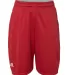 Russel Athletic TS7X2B Youth 7" Essential Pocketed Shorts True Red front view