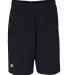 Russel Athletic 25843M Essential Jersey Cotton Shorts with Pockets Black front view
