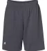 Russel Athletic 25843M Essential Jersey Cotton Shorts with Pockets Black Heather front view