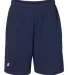 Russel Athletic 25843M Essential Jersey Cotton Shorts with Pockets Navy front view