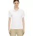 Extreme by Ash City 75046 Extreme Eperformance™ Ladies' Piqué Polo WHITE 701 front view