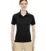 Extreme by Ash City 75046 Extreme Eperformance™ Ladies' Piqué Polo BLACK 703 front view