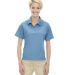 Extreme by Ash City 75056 Extreme Eperformance™ Ladies' Ottoman Textured Polo RIVIERA BLU 678 front view