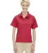Extreme by Ash City 75056 Extreme Eperformance™ Ladies' Ottoman Textured Polo CLASSIC RED 850 front view