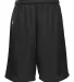 Russel Athletic 659AFB Youth Tricot Mesh Short Black front view