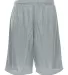 Russel Athletic 659AFB Youth Tricot Mesh Short Gridiron Silver front view
