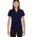 78648 Ash City - North End Sport Red Ladies' Sonic Performance Polyester Piqué Polo NIGHT/ LT N BLU front view