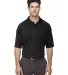 Extreme by Ash City 85093 Extreme Eperformance™ Men's Ottoman Textured Polo BLACK 703 front view
