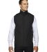 North End 88097 Men's Techno Lite Activewear Vest BLACK front view