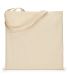 8865 UltraClub® Cotton Canvas Tote NATURAL front view