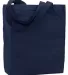 Liberty Bags 9861 Allison Cotton Canvas Tote NAVY front view