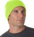 Bayside BA3810 Beanie LIME GREEN front view