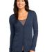 DM415 District Made Ladies Cardigan Sweater Navy front view