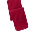Port Authority FS06    Extra Long Fleece Scarf with Pockets Red front view