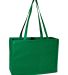 Liberty Bags A134 Non- Woven Deluxe tote GREEN front view
