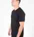 MC134 Black Modal Cotton T-Shirt Side View side view