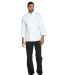 Dickies DC45 Unisex Classic 8 Button Chef Coat WHITE front view