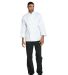 Dickies DC47 Unisex Classic 10 Button Chef Coat WHITE front view