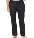 Dickies Workwear FPW441 Ladies' Premium Plus-Size Curvy Fit Straight-Leg Flat Front Pant BLACK front view