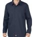 Dickies Workwear LL516T Unisex Tall Industrial WorkTech Long-Sleeve Ventilated Performance Shirt DARK NAVY front view