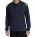 Dickies Workwear LL606 Men's Long-Sleeve Performance Polo DARK NAVY/ SMOKE front view