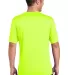 4820 Hanes® Cool Dri® Performance T-Shirt Safety Green back view