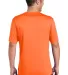 4820 Hanes® Cool Dri® Performance T-Shirt Safety Orange back view