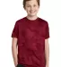 YST370 Sport-Tek® Youth CamoHex Tee Deep Red front view