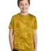 YST370 Sport-Tek® Youth CamoHex Tee Gold front view