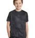 YST370 Sport-Tek® Youth CamoHex Tee Iron Grey front view