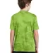 YST370 Sport-Tek® Youth CamoHex Tee Lime Shock back view