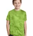 YST370 Sport-Tek® Youth CamoHex Tee Lime Shock front view