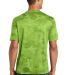 ST370 Sport-Tek® CamoHex Tee Lime Shock back view