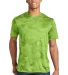 ST370 Sport-Tek® CamoHex Tee Lime Shock front view