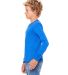 BELLA+CANVAS 3501Y Youth Long-Sleeve T-Shirt TRUE ROYAL side view